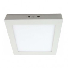 Downlight LED de color blanco y superficie cuadrada: 18W, 4000K, 1425LM